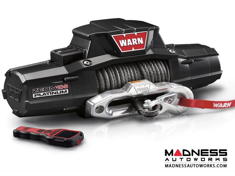 Truck Winches by Warn Zeon Platinum 10K Series MADNESS Autoworks Auto Parts and Accessories